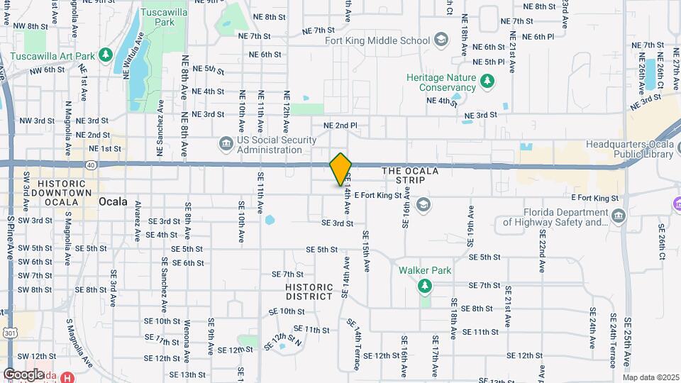1331 E Fort King St Map and Location Details