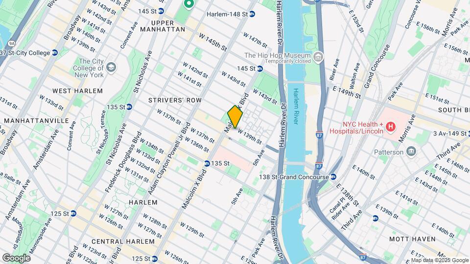 70 W 139th St Map and Location Details