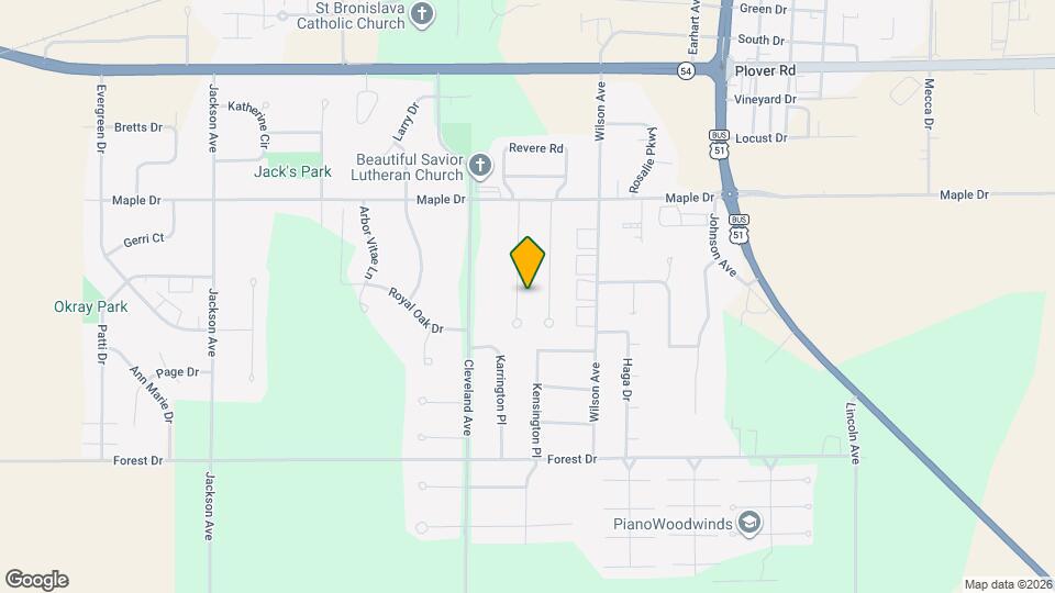 3430 Rosewood Dr Map and Location Details