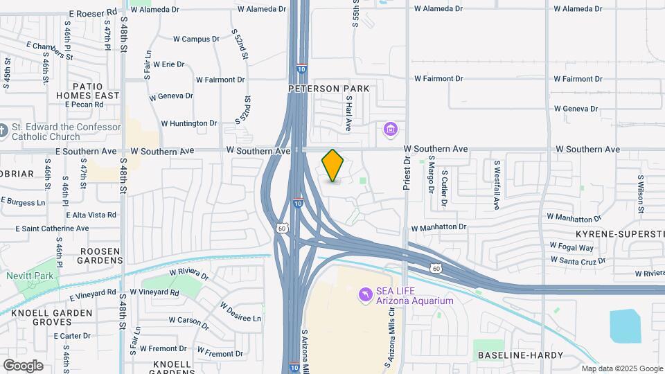 1645 W Village Way Mapa y Detalles de la Ubicación
