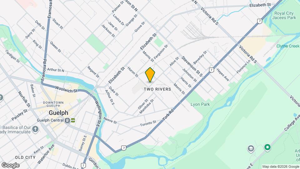 122 Alice St, Unit Upper Map and Location Details