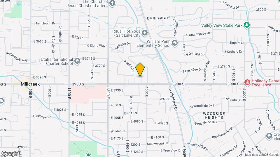 1463 E 3900 S Map and Location Details