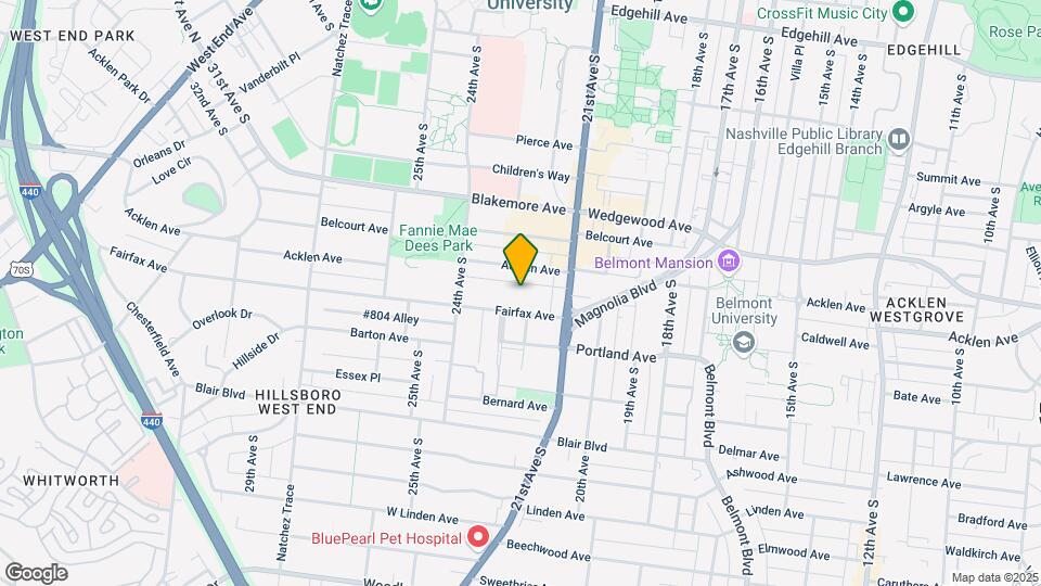 2120 Fairfax Ave Mapa y Detalles de la Ubicación