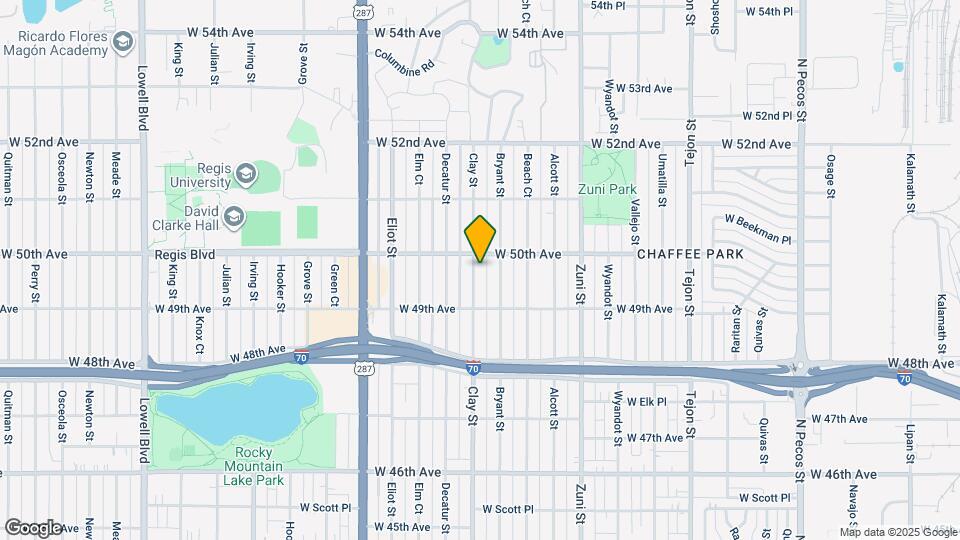 4970 Clay St Map and Location Details