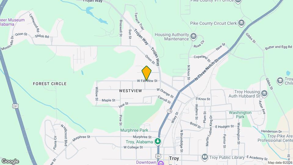 212 W Fairview St Map and Location Details