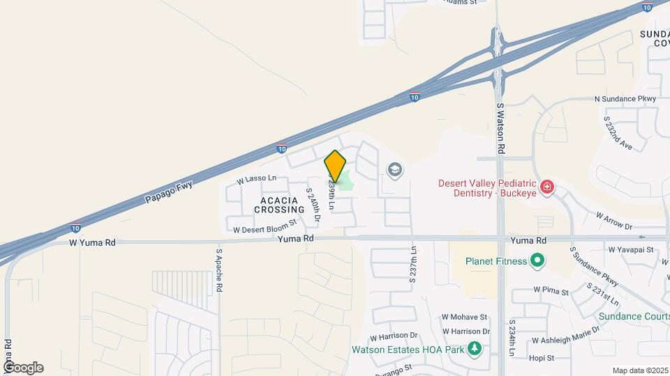 927 S 239th Ln Mapa y Detalles de la Ubicación