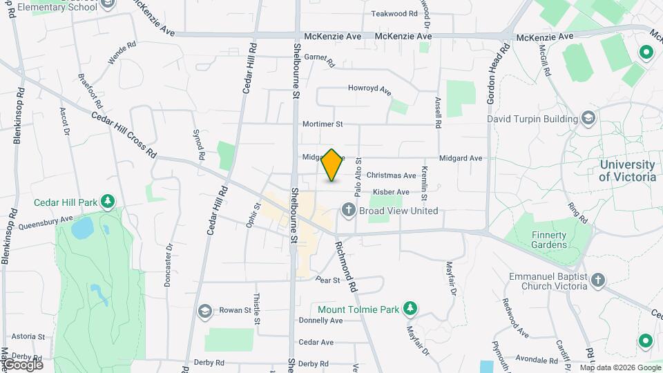 1640 Kisber Av Map and Location Details