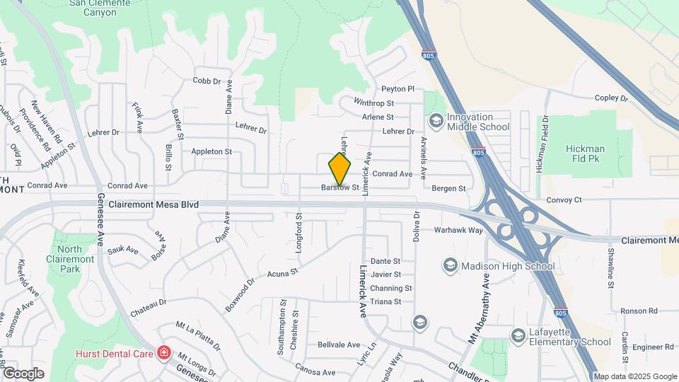 5121 Barstow St Map and Location Details