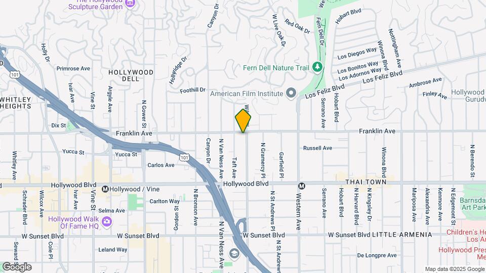 1857 N Wilton Pl Map and Location Details