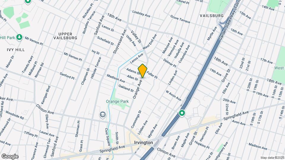 216 Orange Ave, Unit Right unit Map and Location Details