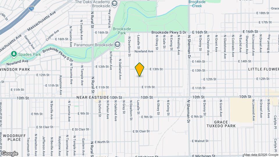 1135 Lasalle St Map and Location Details