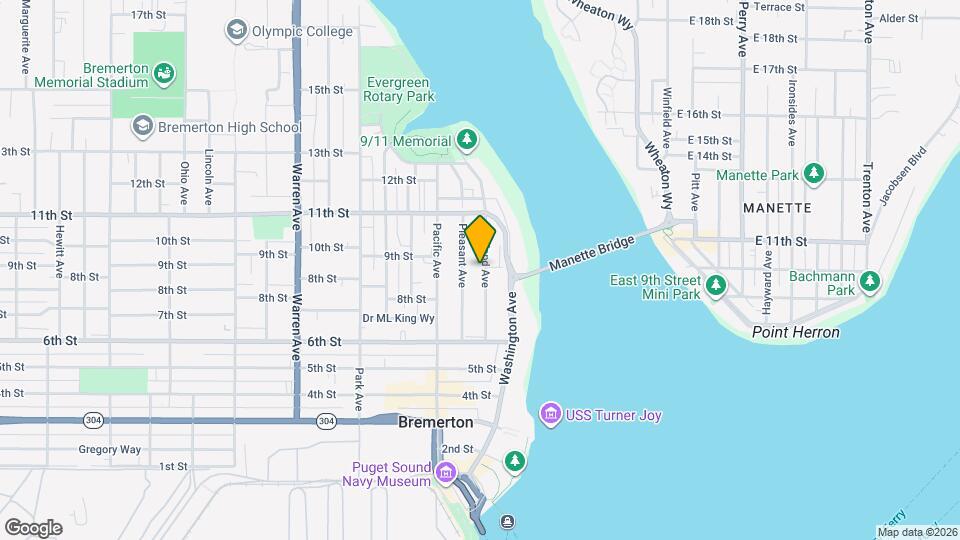 657 Highland Ave Map and Location Details