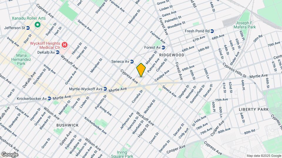 1713 Putnam Ave Ridgewood NY 11385 Map and Location Details