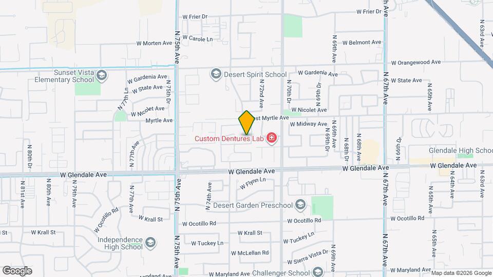 7255 W Palmaire Ave Map and Location Details