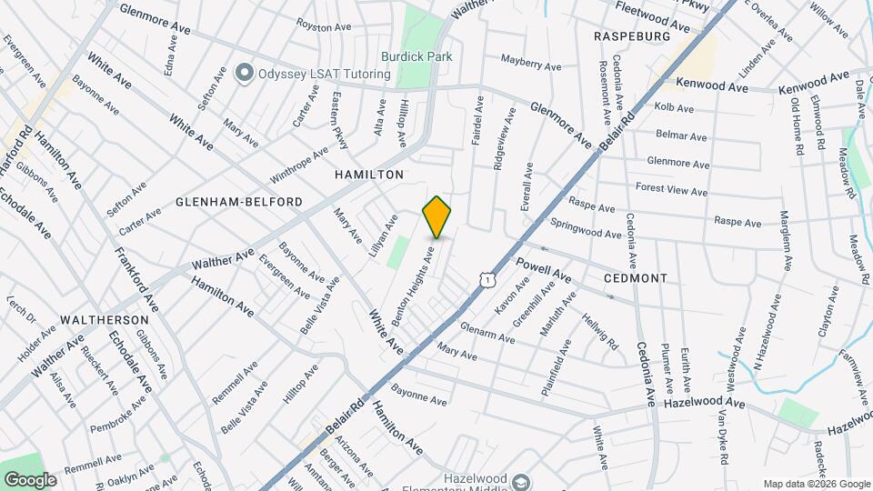 5961 Benton Heights Ave Map and Location Details