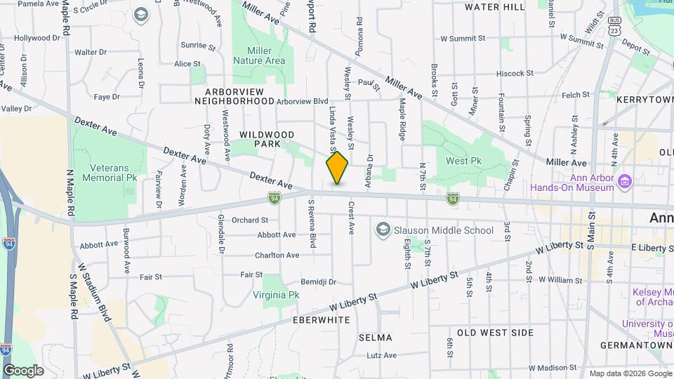 1316 W Huron St Map and Location Details