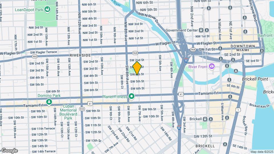 420 SW 7th Ave Map and Location Details