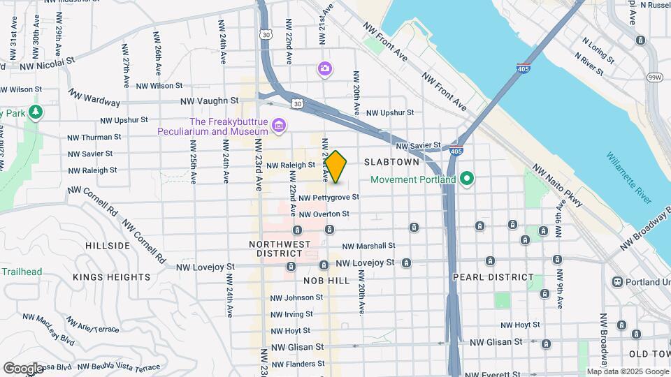 2070 NW Quimby St Map and Location Details