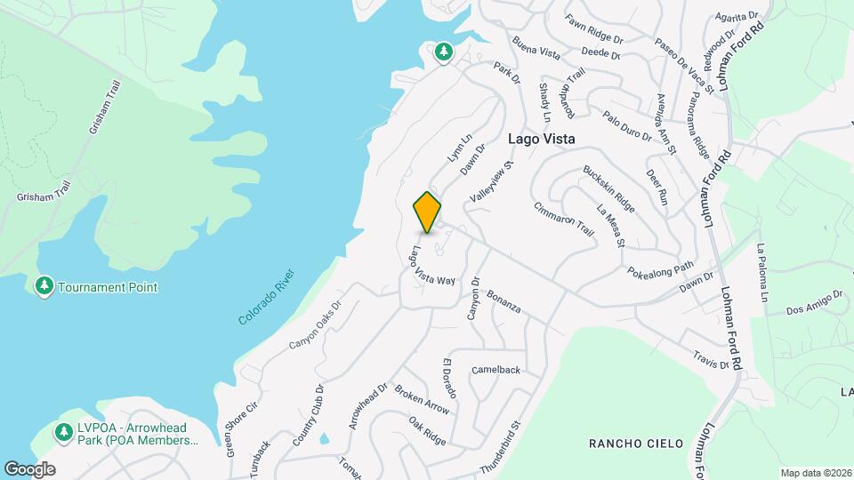 5918 Lago Vista Way Map and Location Details