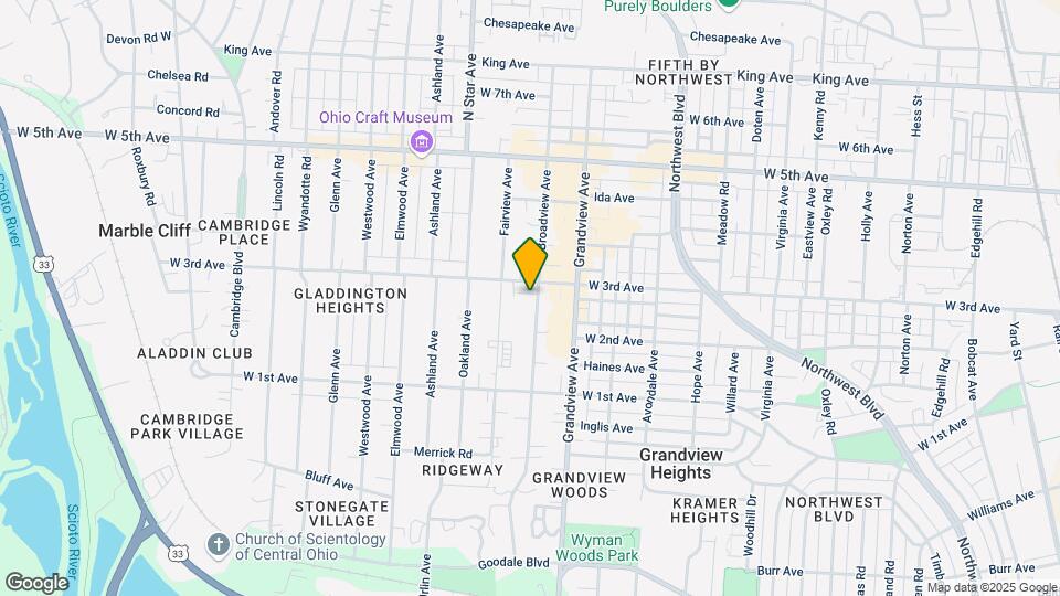 1329 Broadview Ave Mapa y Detalles de la Ubicación