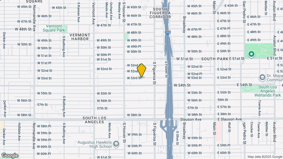 610 W 53rd St Map and Location Details