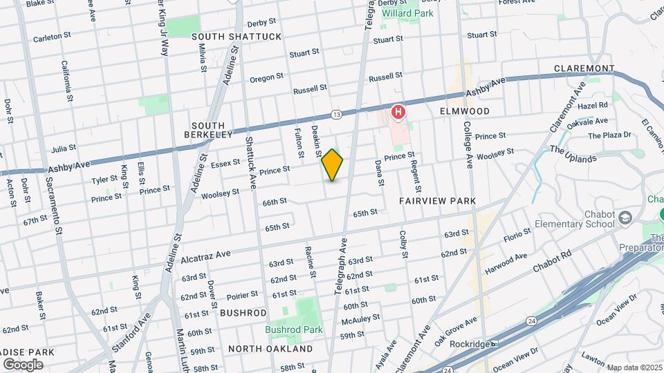 2308 Woolsey St Map and Location Details