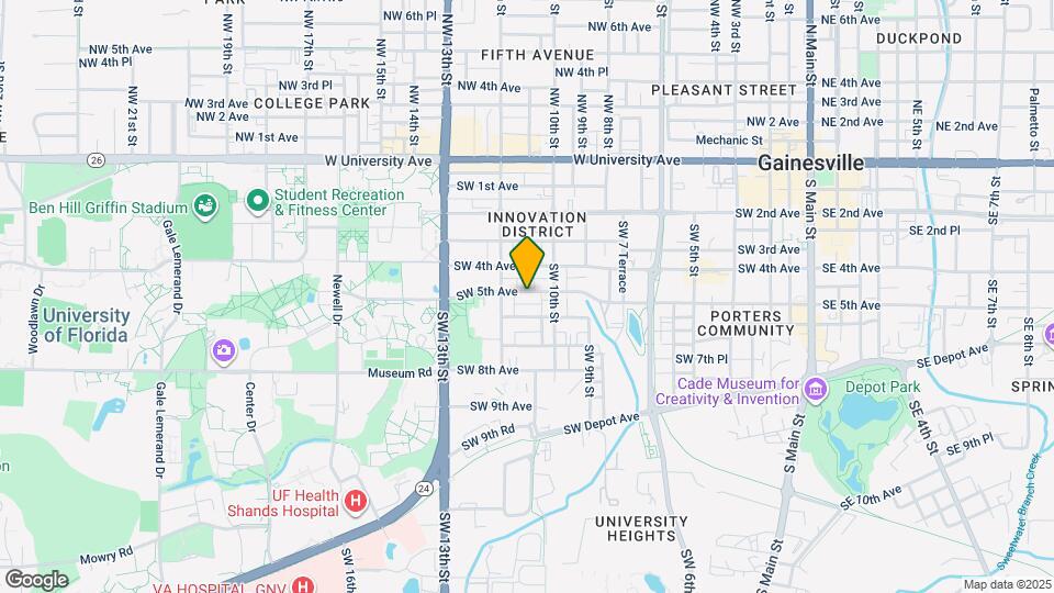 1103 SW 5th Ave Map and Location Details