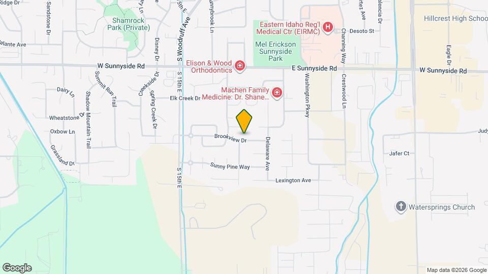 1775 Brookview Dr Mapa y Detalles de la Ubicación