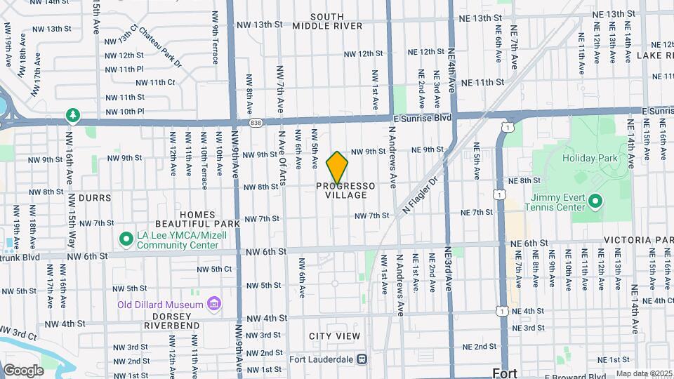 740 NW 4th Ave Map and Location Details