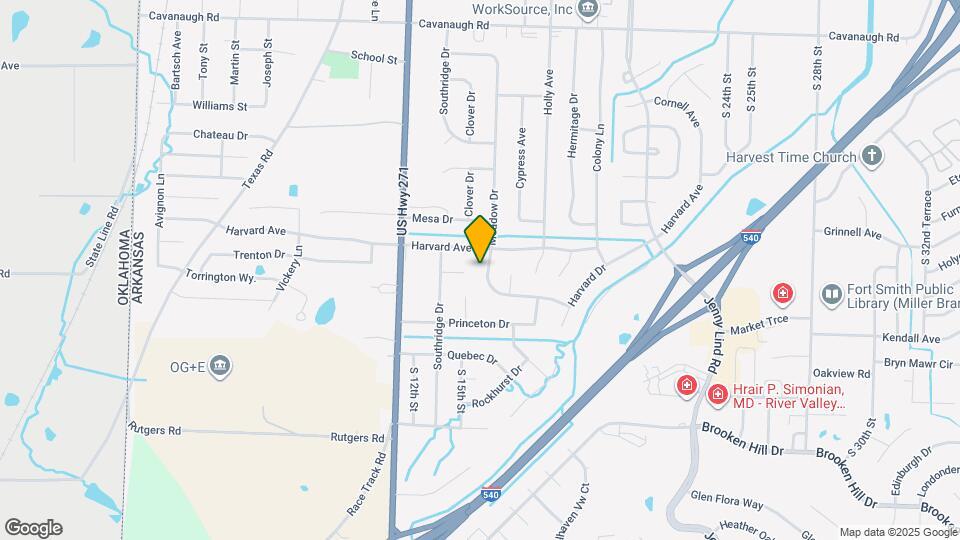 8512 Meadow Dr Map and Location Details