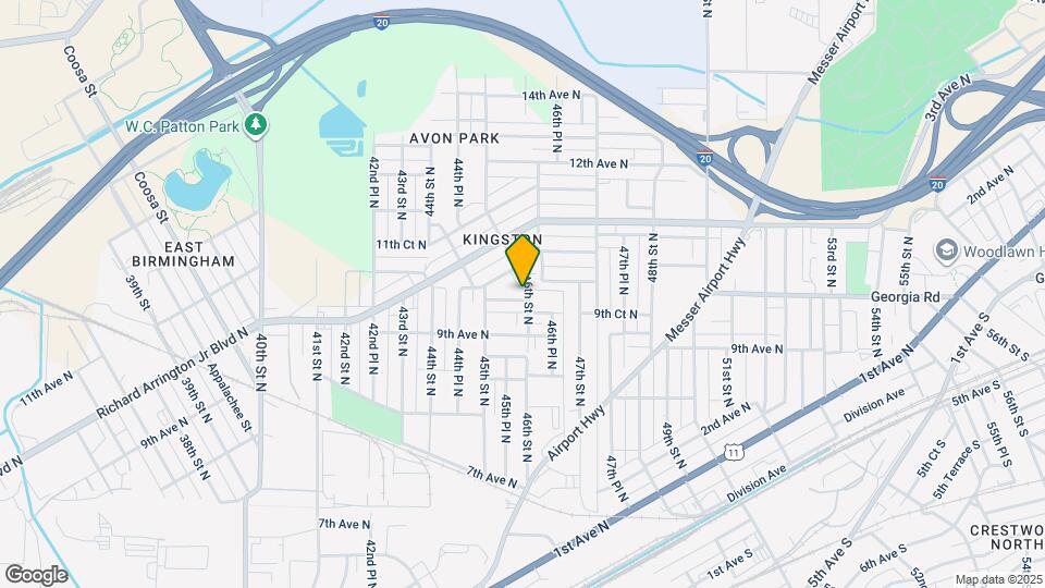 4540 9th Ct N Map and Location Details