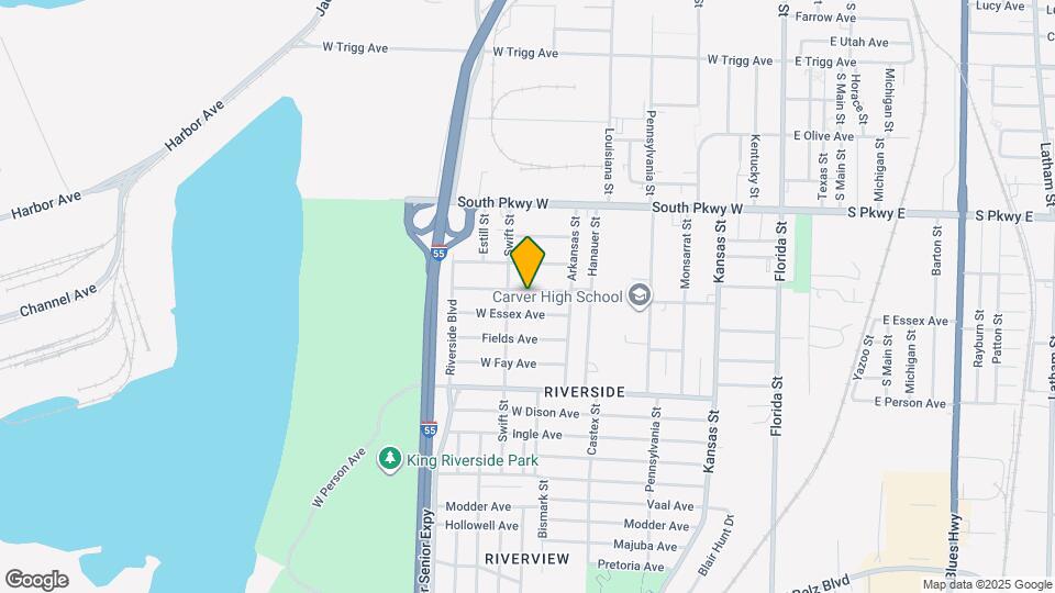 293 W Waldorf Ave Map and Location Details