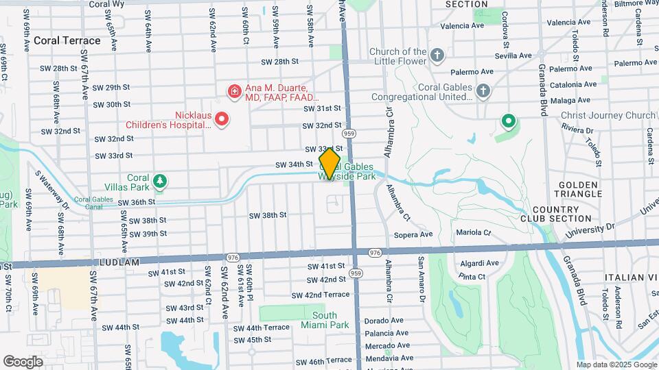 5760 SW 35th St Map and Location Details
