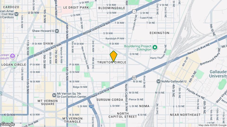 75 P St NW Map and Location Details