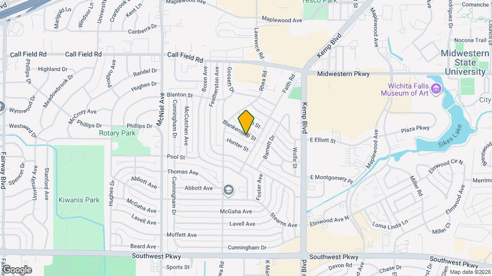 2937 Blankenship St Map and Location Details