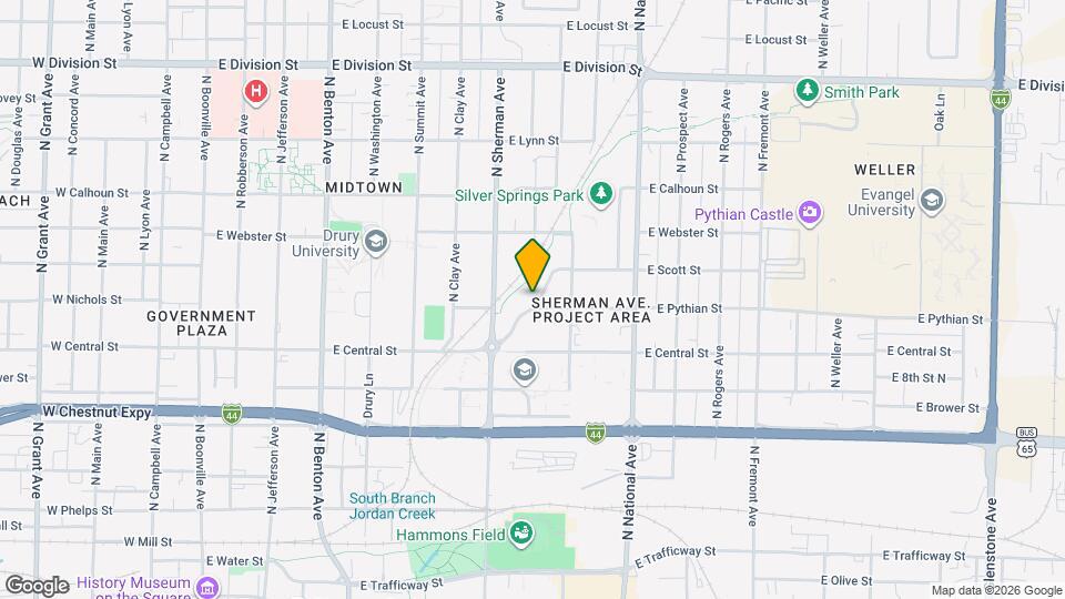 1001 E Scott St Map and Location Details