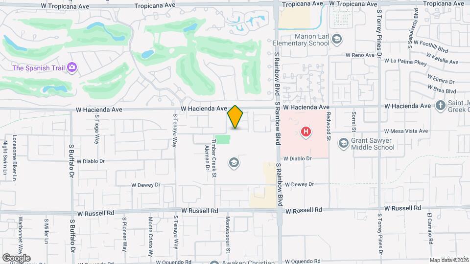 7071 De Paz Way Map and Location Details