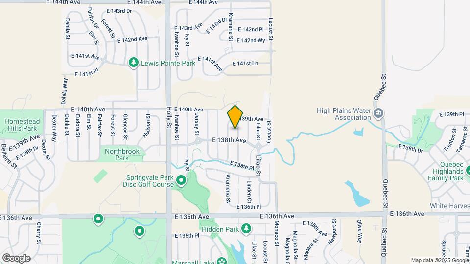 13833 Leyden St Map and Location Details