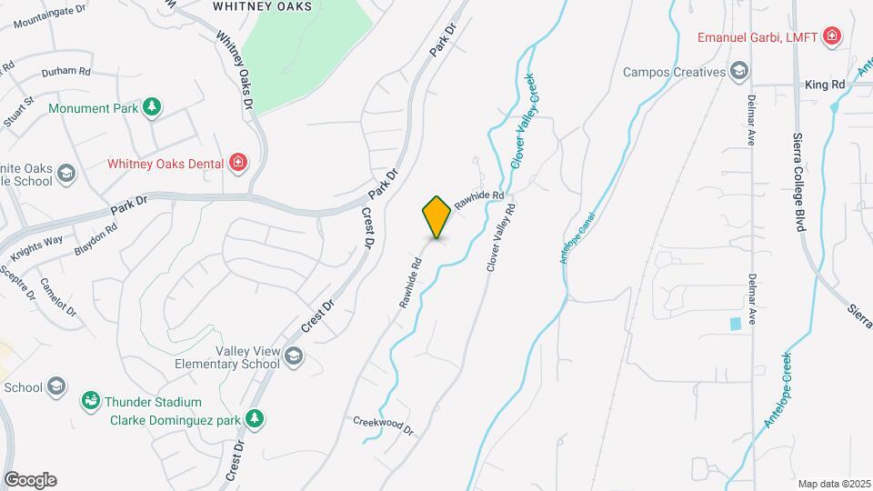 3921 Rawhide Rd Map and Location Details