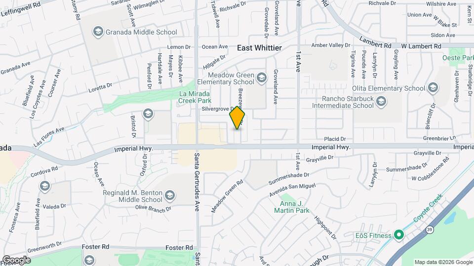 12401 Breezewood Dr Map and Location Details