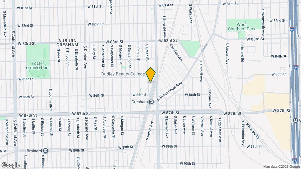 8525 S Green St Map and Location Details