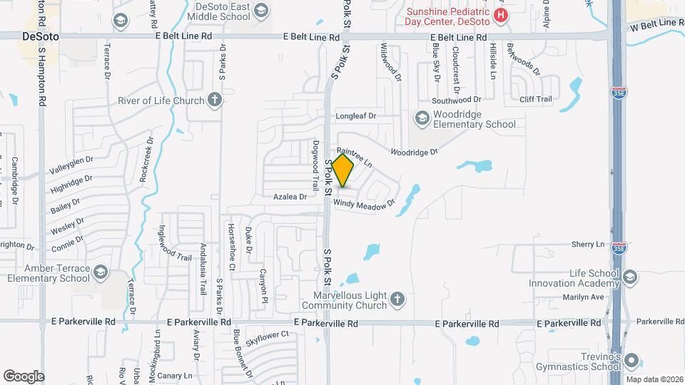 819 Crooked Creek Ln Map and Location Details
