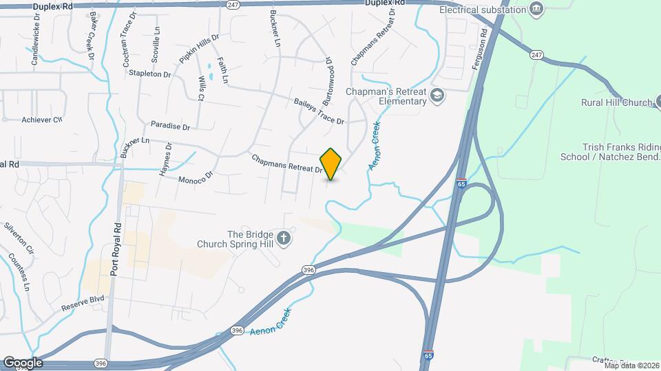 2007 McCrory Pl Map and Location Details