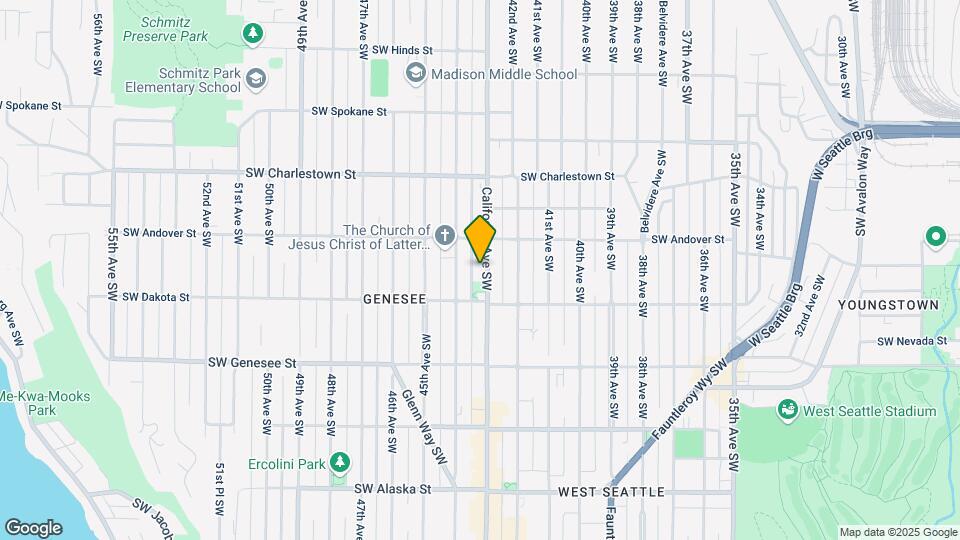 4027 California Ave SW Map and Location Details