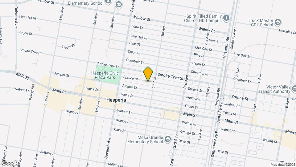 16119 Spruce St Mapa y Detalles de la Ubicación