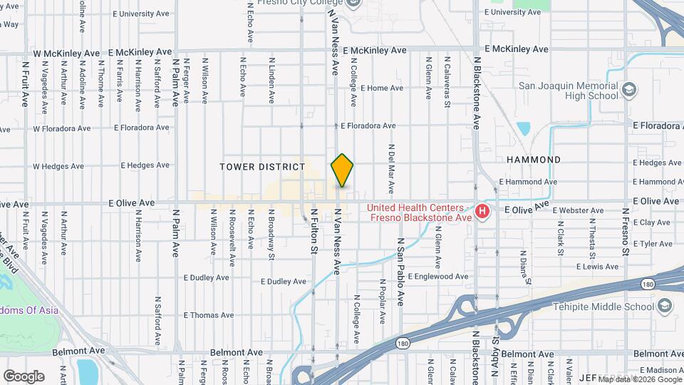 1222-1222 N Van Ness Ave Map and Location Details