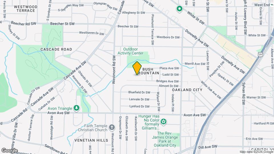 1409 Bridges Ave SW Mapa y Detalles de la Ubicación