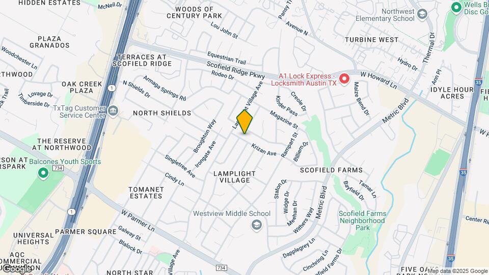 2014 Krizan Ave Map and Location Details