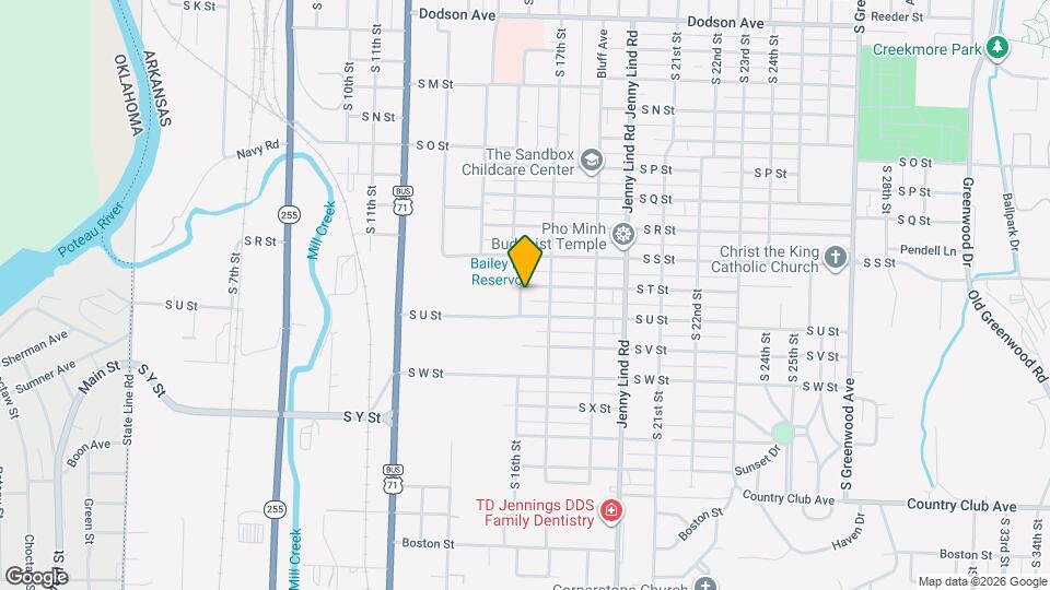 1600 S T St Map and Location Details