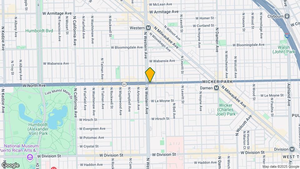 2351 W North Ave Map and Location Details